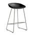 About a Stool AAS 38 Bar Stool Low Stainless Steel Base